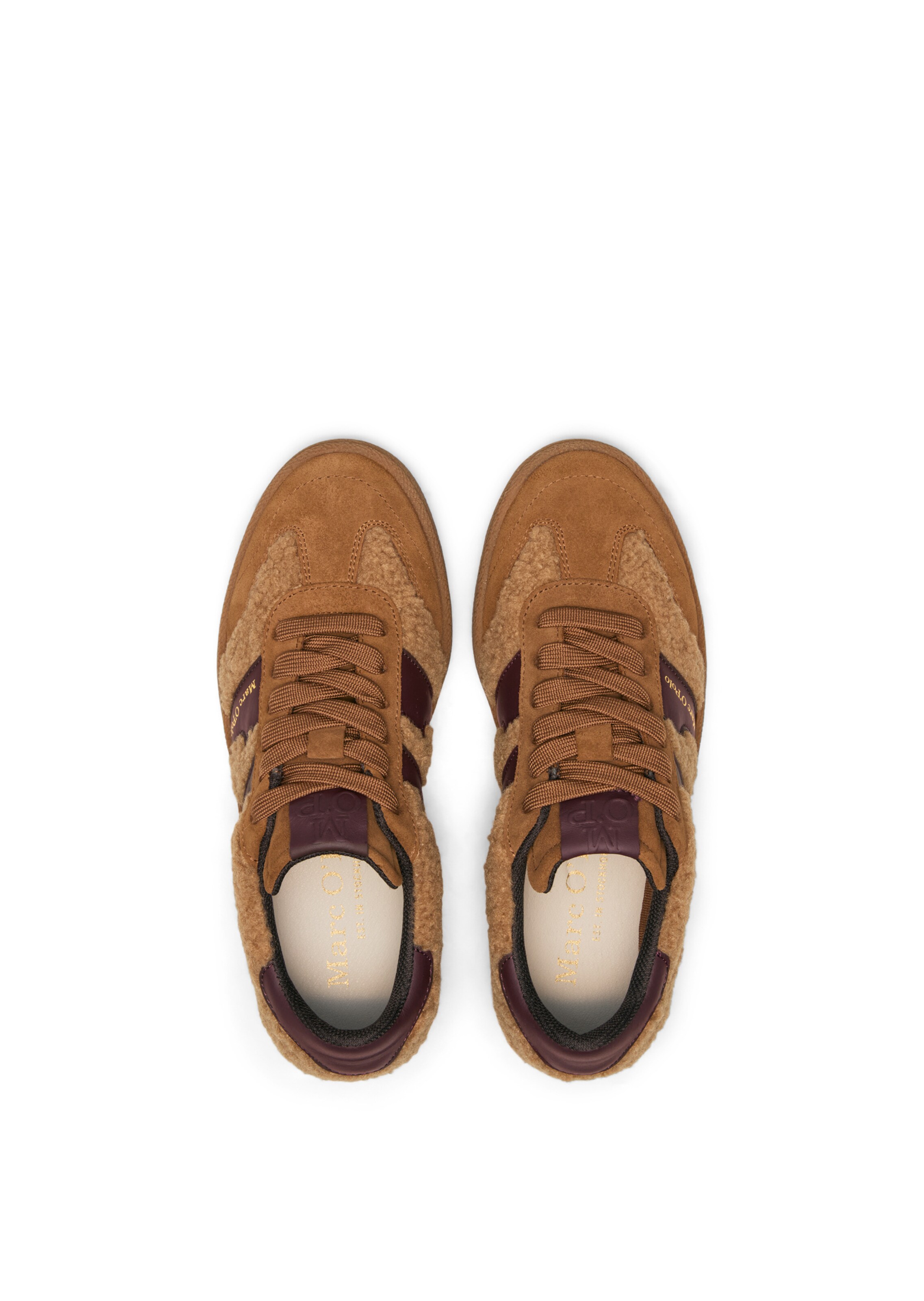 Marc O'Polo Sneakers laag 'Court' in Beige