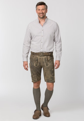 STOCKERPOINT Regular Trachtenshorts 'Herbert' in Braun