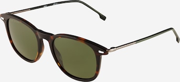 BOSS Black Okulary przeciwsłoneczne '1121/S' w kolorze brązowy: przód