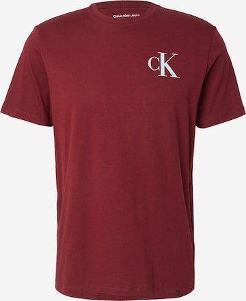 Calvin Klein Jeans Футболка в Красный: спереди