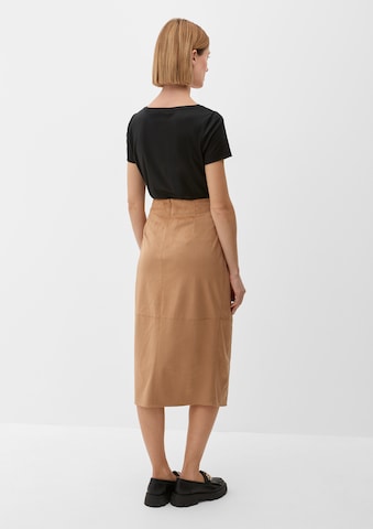 s.Oliver BLACK LABEL Skirt in Brown
