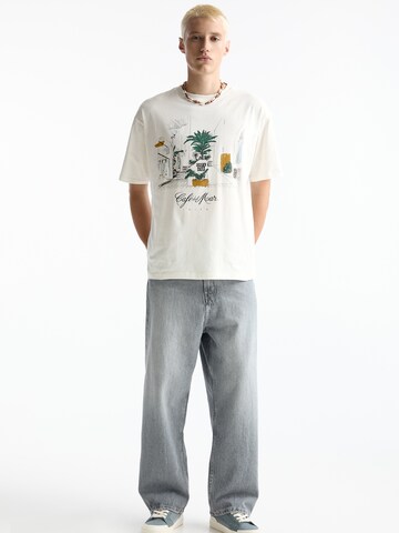 T-Shirt Pull&Bear en beige