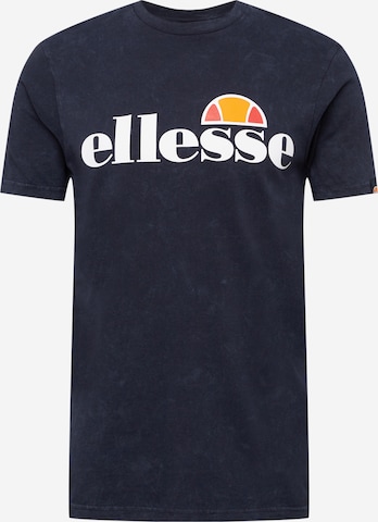 ELLESSE Shirt 'Prado Caustic' in Blauw: voorkant