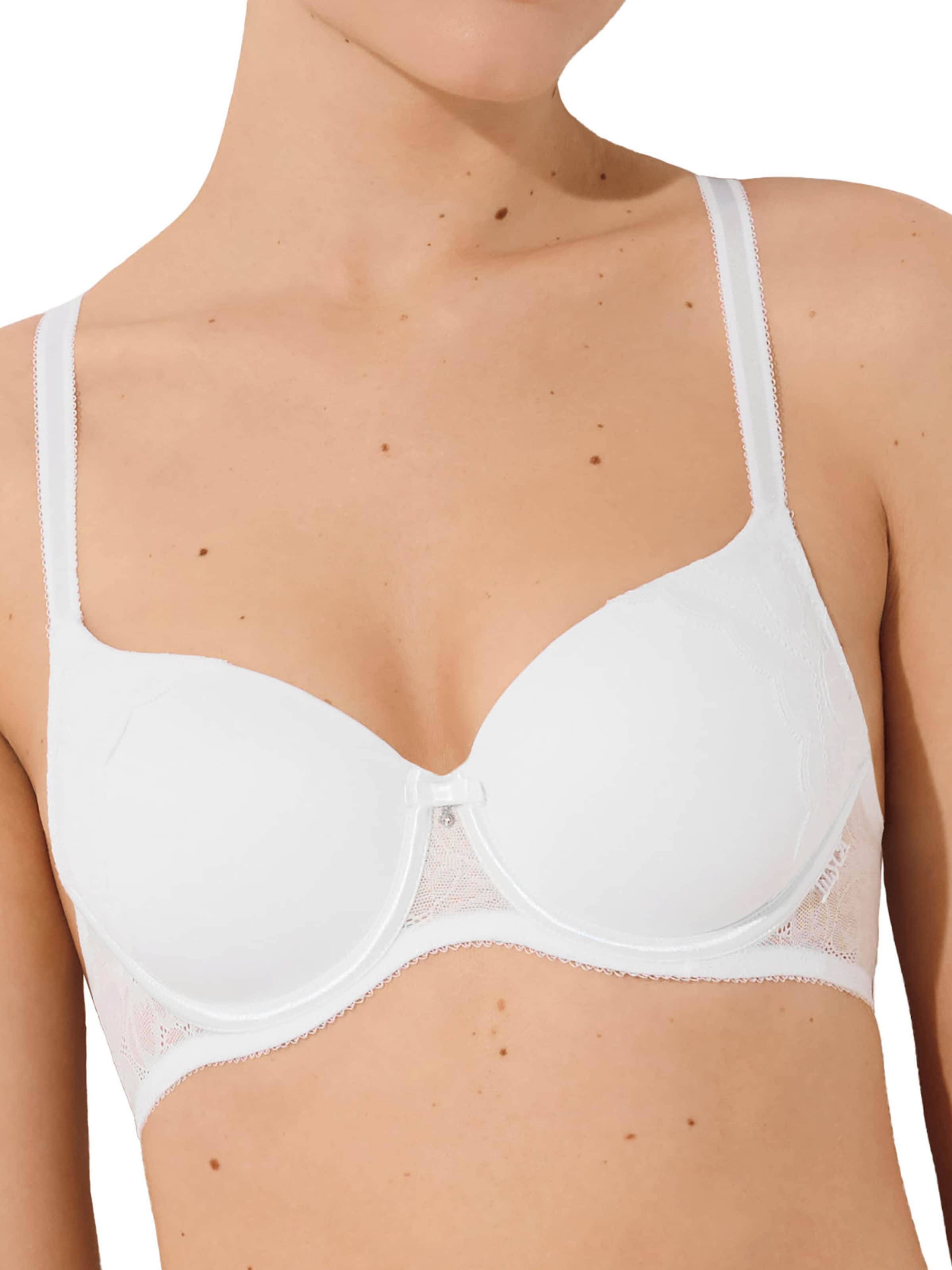 Lisca Classic Bra 'Evelyn' in White