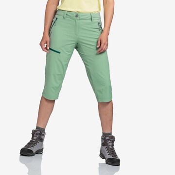 Schöffel Regular Outdoorhose 'Caracas 2' in Grün: predná strana