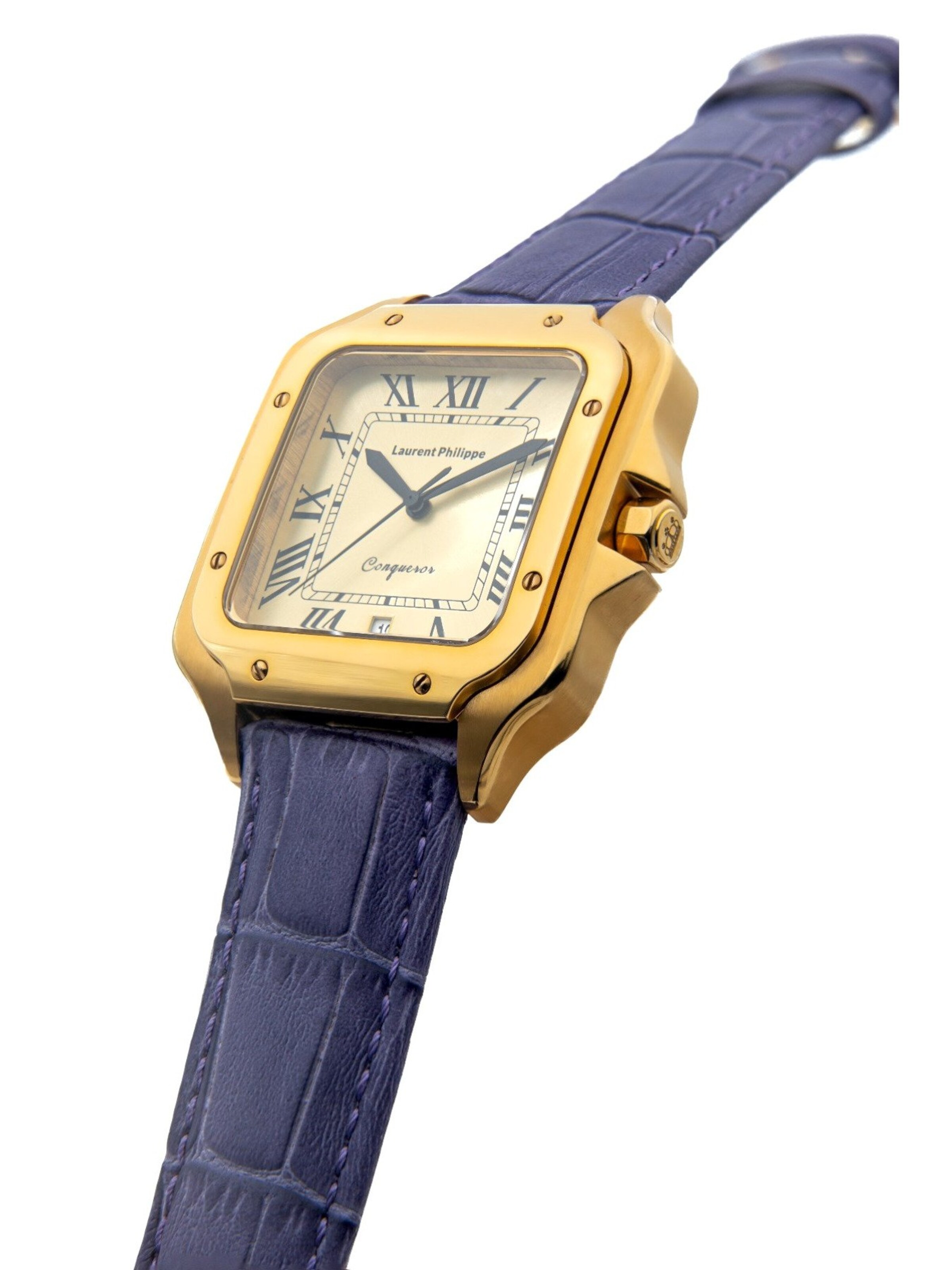 Laurent Philippe Analog Watch in Purple