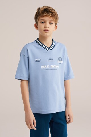 WE Fashion Футболка в Синий: спереди