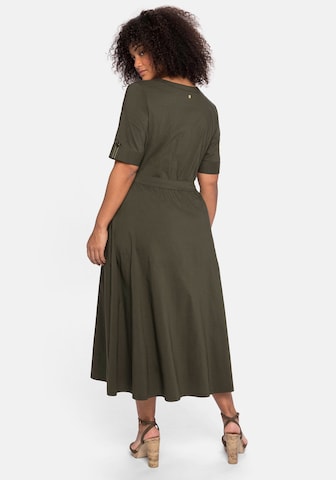 SHEEGO Shirt Dress in Green