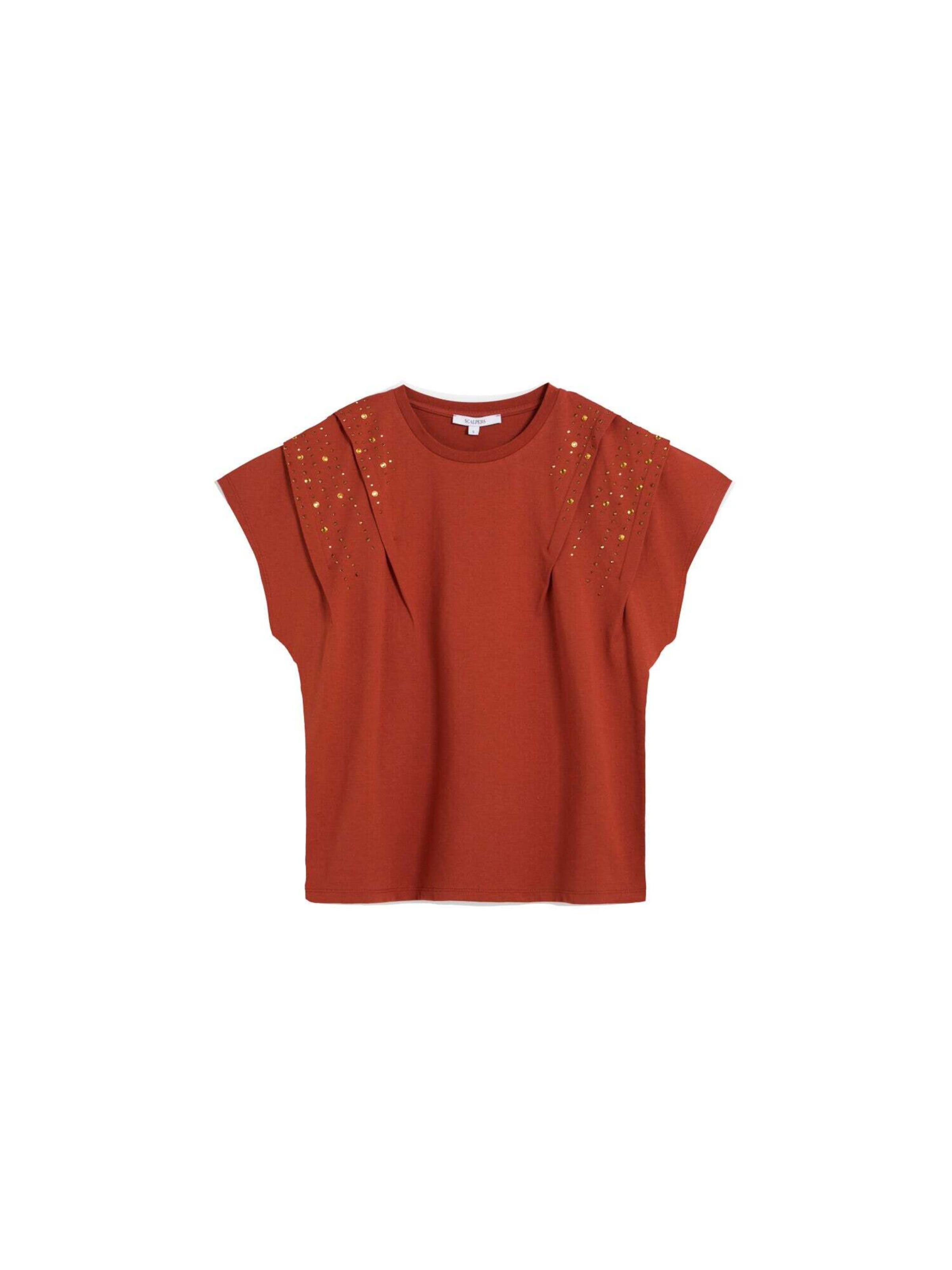 Scalpers T-Shirt in Orange: Vorderseite