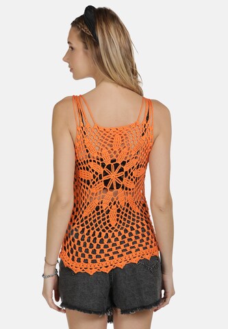 IZIA Knitted Top in Orange