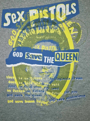 Sex Pistols Koszulka 'Sex Pistols God Save The Queen T-Shirt' w kolorze szary
