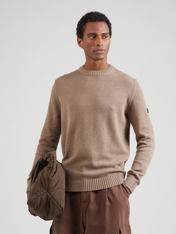 Pull-over 'Thorstein' Bruun & Stengade en marron : devant