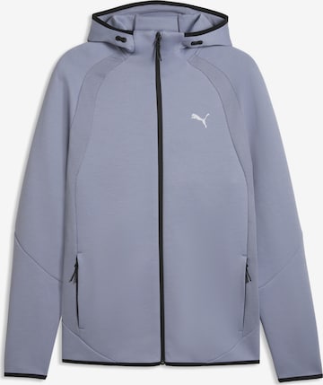 PUMA Sweatjacke 'Evostripe' in Blau: Vorderseite