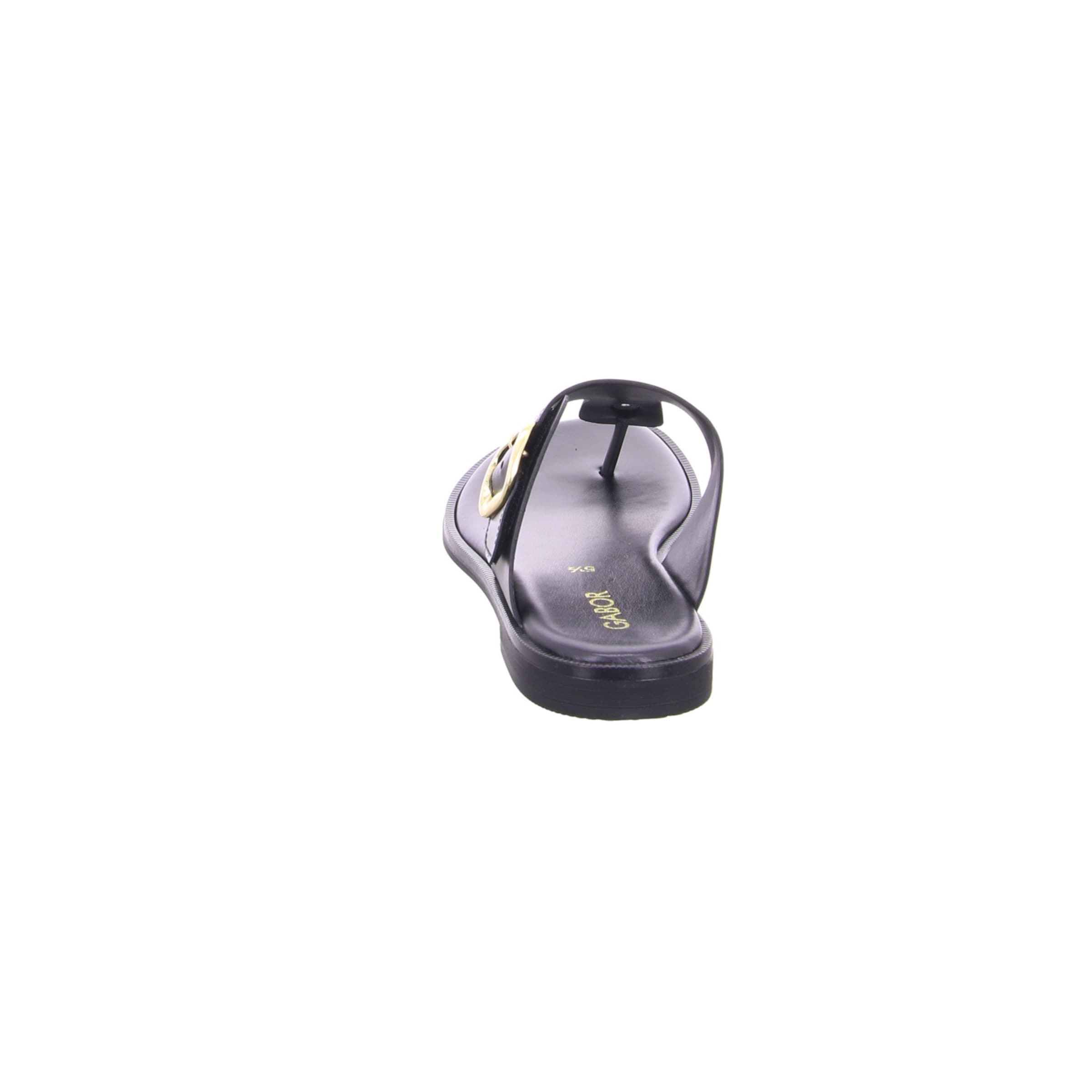 GABOR Teenslipper in Zwart