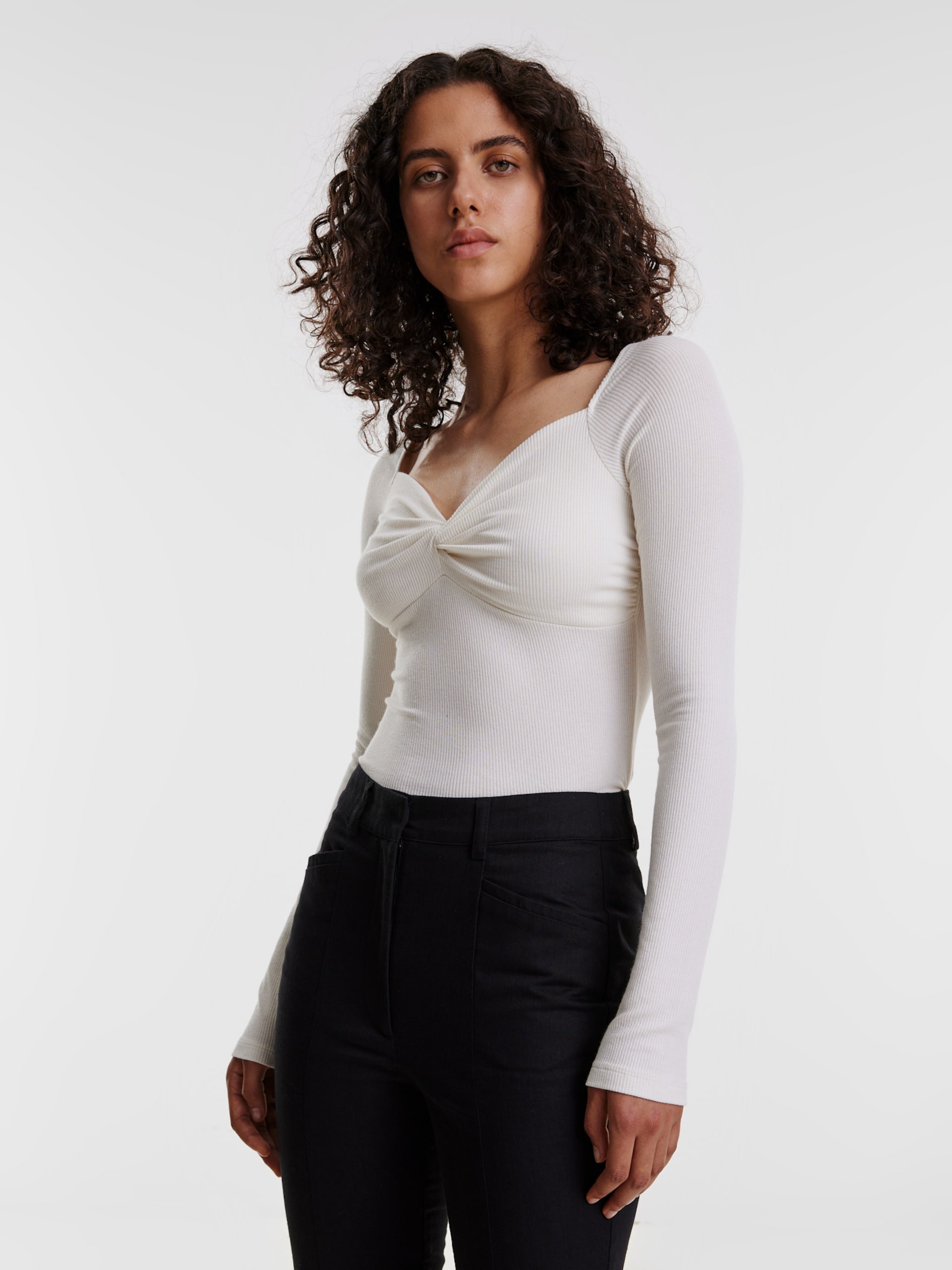 EDITED Productos Camiseta 'Loana' blanco natural