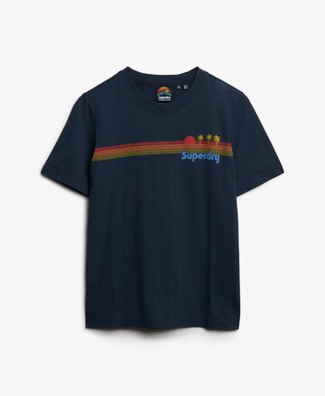 T-shirt Superdry en bleu