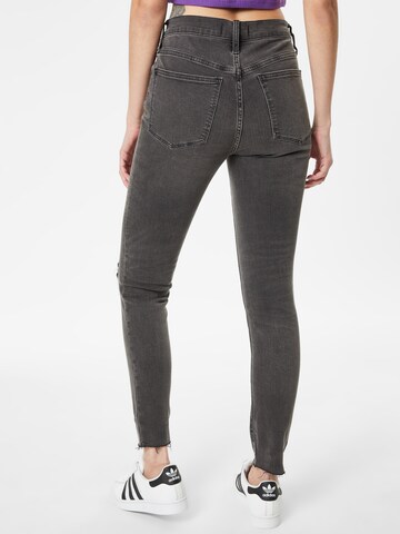 Madewell Skinny Kavbojke | črna barva