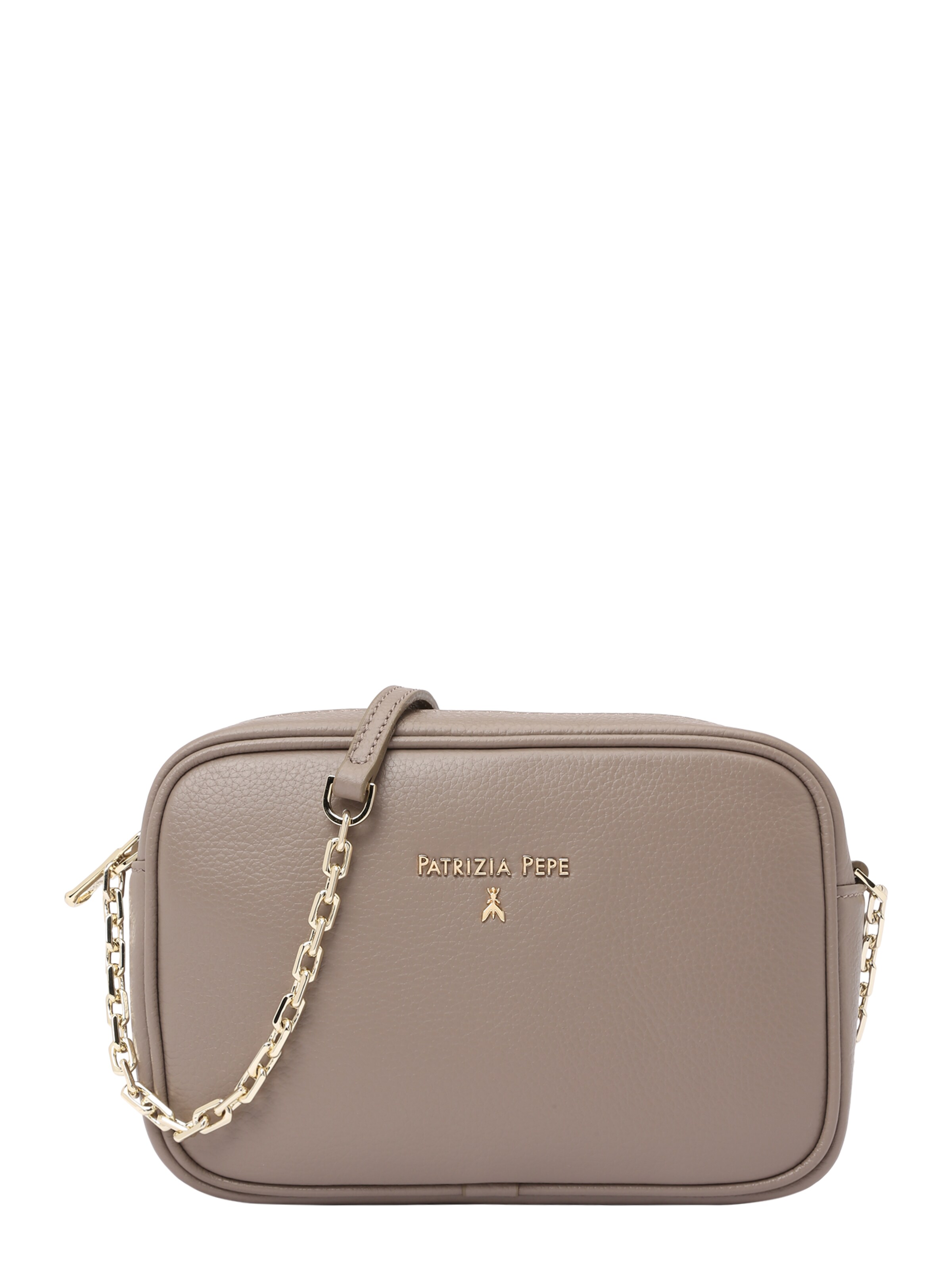 PATRIZIA PEPE Axelremsväska i brun: framsida