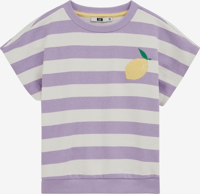 WE Fashion Neulepaita värissä lila / valkoinen, Tuotenäkymä