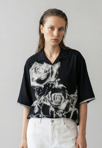 Vertere Berlin Comfort Fit Πουκάμισο 'Morph' σε μαύρο