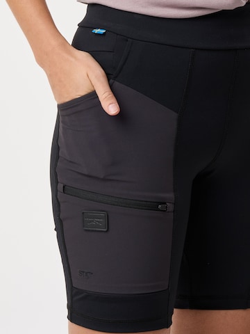 Skinny Pantalon outdoor 'Trondheim' SWEDEMOUNT en noir