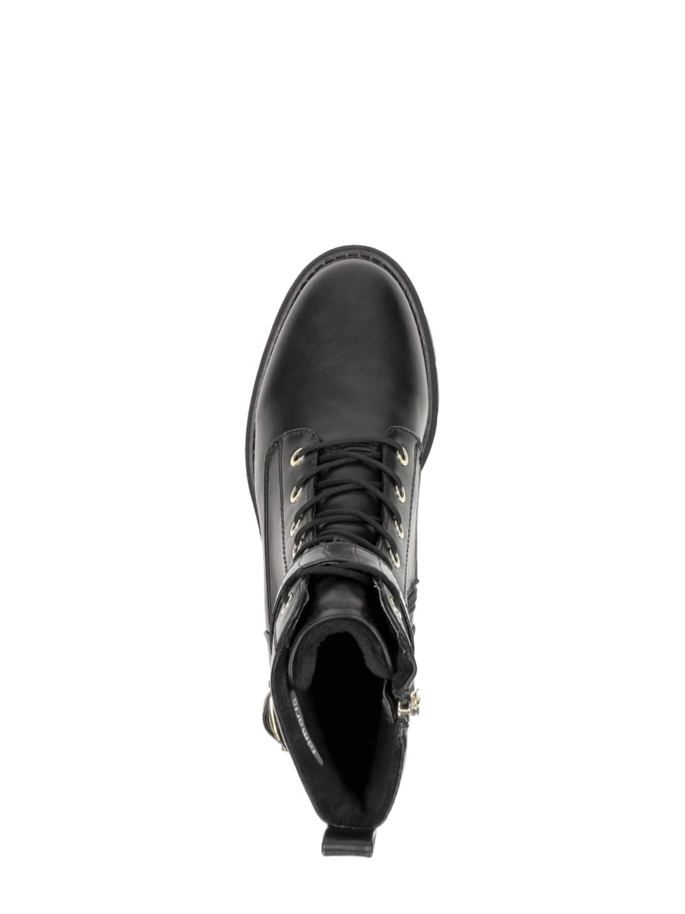Bottines à lacets Tamaris en noir