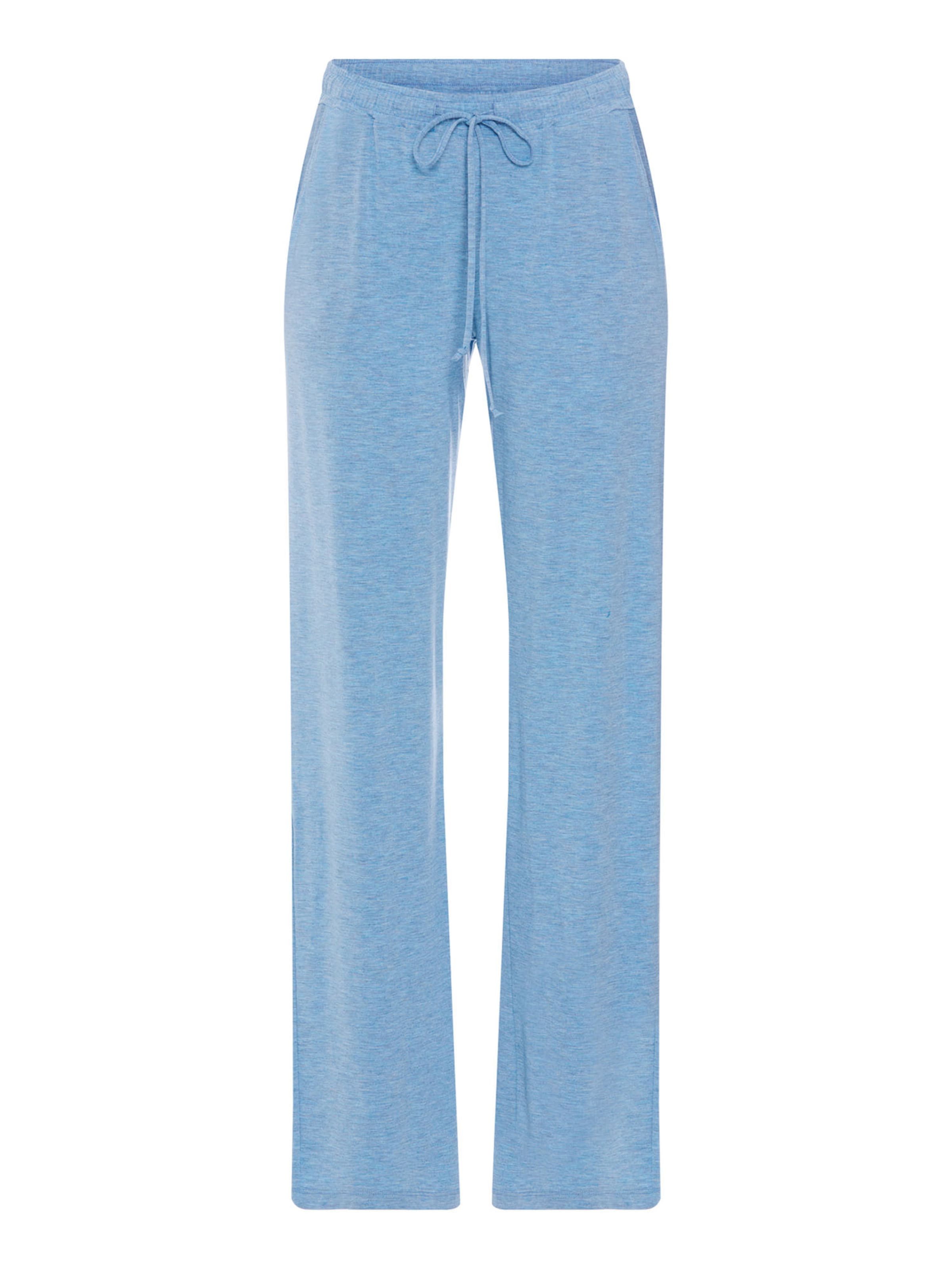 Pantalon de pyjama ' Natural Elegance ' Hanro en bleu : devant