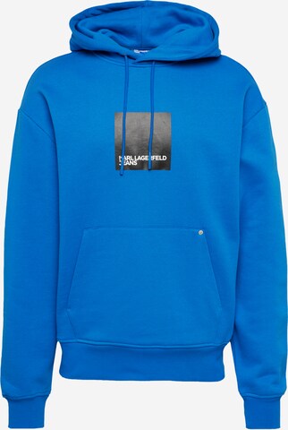 Sweat-shirt KARL LAGERFELD JEANS en bleu : devant