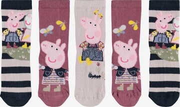 Chaussettes 'Peppa Pig Dabby' NAME IT en mélange de couleurs