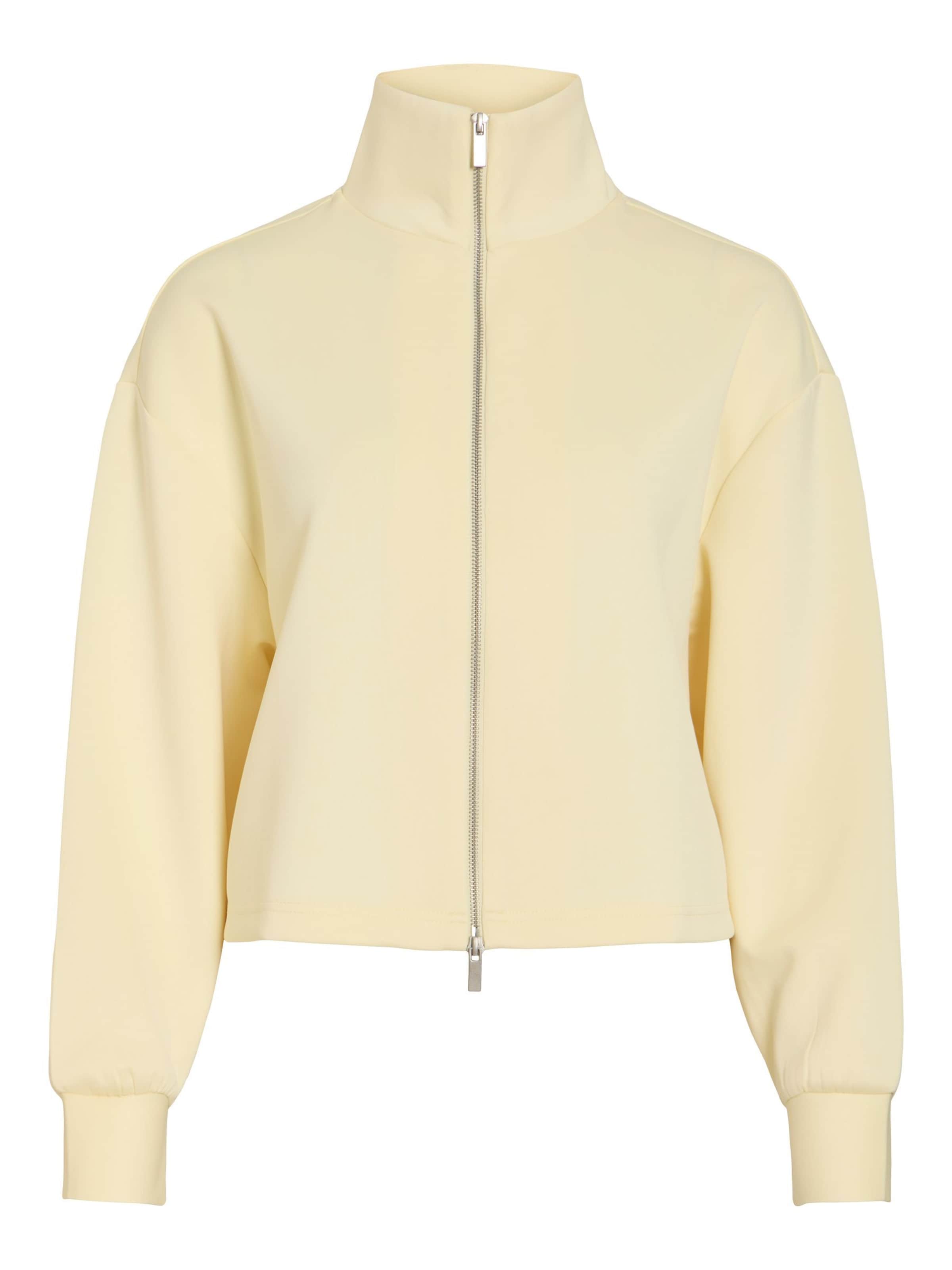 VILA - Sudadera con cremallera 'VILoana' en amarillo: frente
