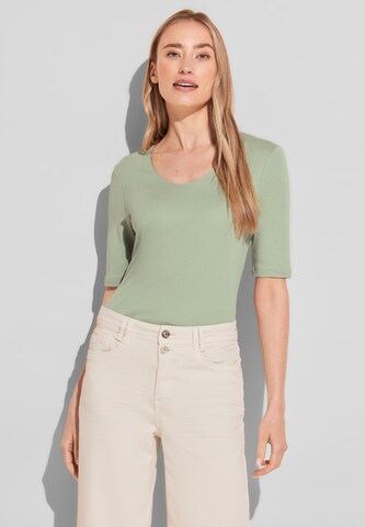 STREET ONE Shirt 'Palmira' in Groen: voorkant