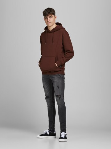 JACK & JONES - Skinny Calças de ganga 'Pete' em preto