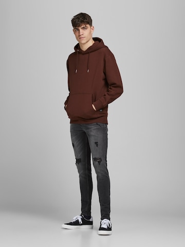 JACK & JONES Skinny Jeans 'Pete' in Zwart