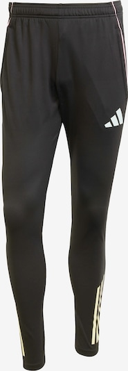 ADIDAS PERFORMANCE Calças de desporto 'Juventus Turin Tiro 25 Competition' em XS em amarelo pastel / cor-de-rosa / preto / branco, Vista do artigo