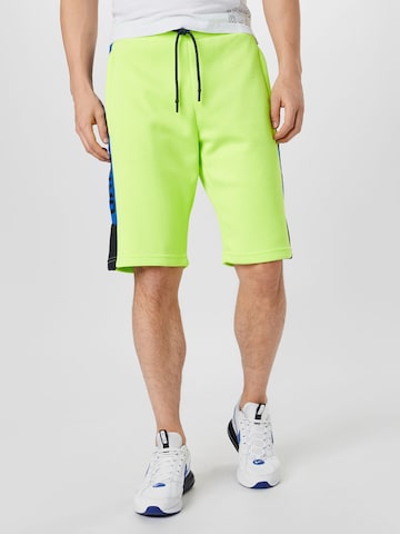 CAMP DAVID Pants in Yellow: front