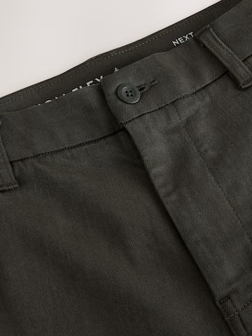 Next Regular Chino 'Motionflex' in Groen