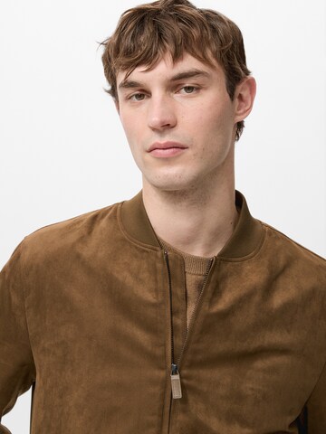 MANGO MAN Kurtka przejściowa 'Bero' w kolorze brązowy