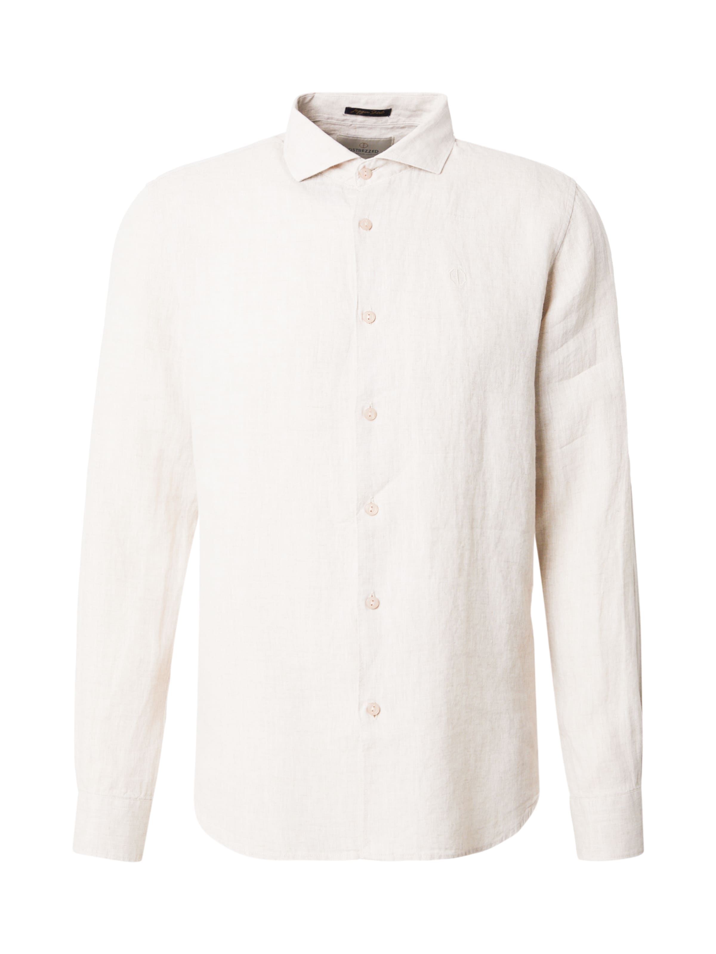 Dstrezzed Button Up Shirt 'Jagger' in Beige: front