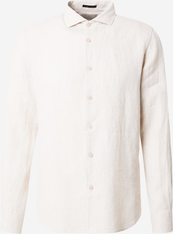 Dstrezzed Button Up Shirt 'Jagger' in Beige: front