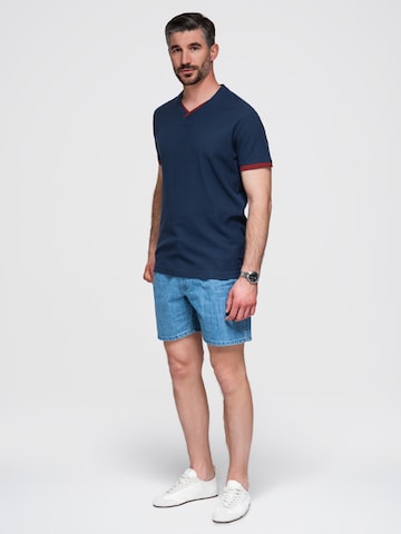 Ombre Shirt‌‌‌‌‌‌ in Blau