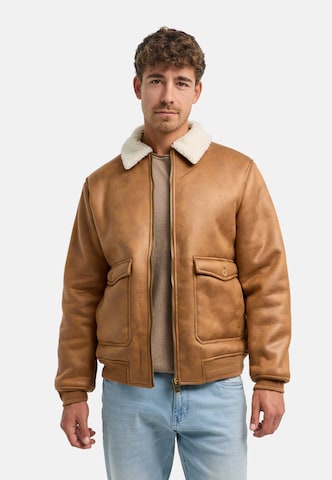 INDICODE JEANS Between-Season Jacket 'Westmont' in Beige
