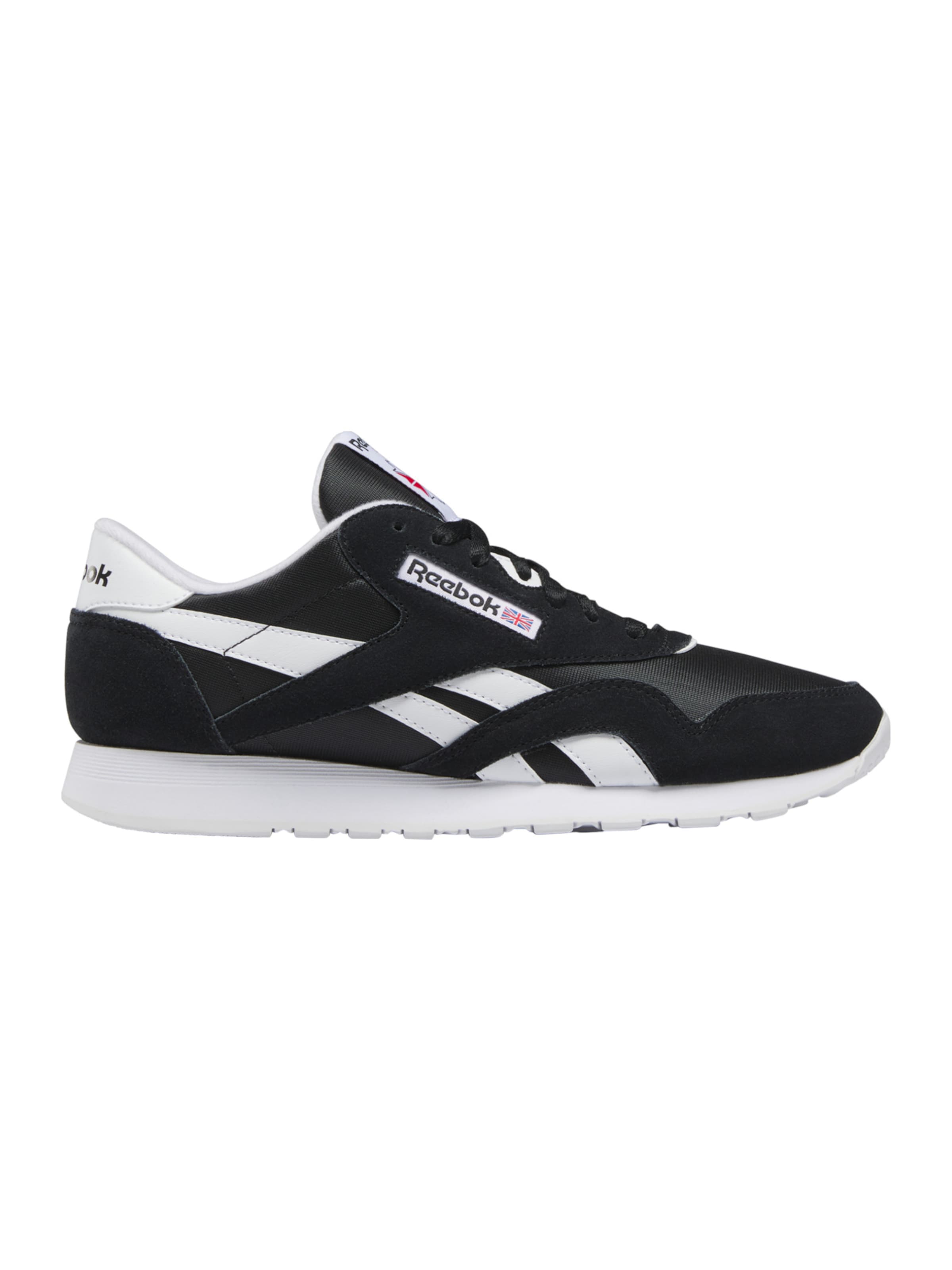 Baskets basses 'Classic' Reebok en noir : devant