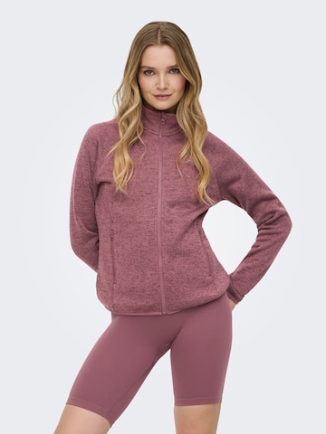 Veste en polaire fonctionnelle 'ONPNew-Jane' ONLY PLAY en rose : devant