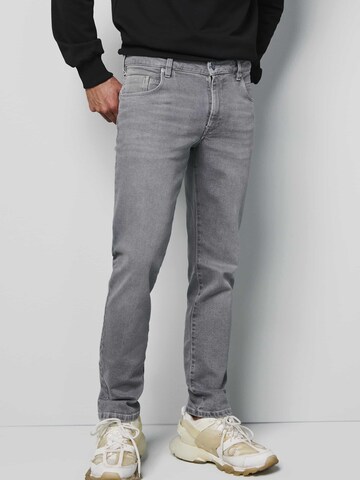 MEYER Slimfit Jeans in Grijs: voorkant