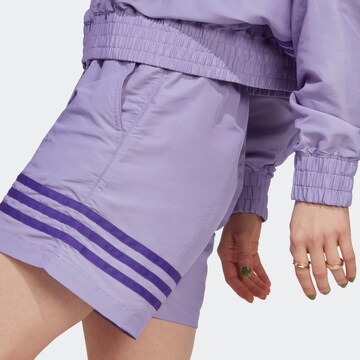 ADIDAS ORIGINALS Regular Pants 'Adicolor Neuclassics' in Purple