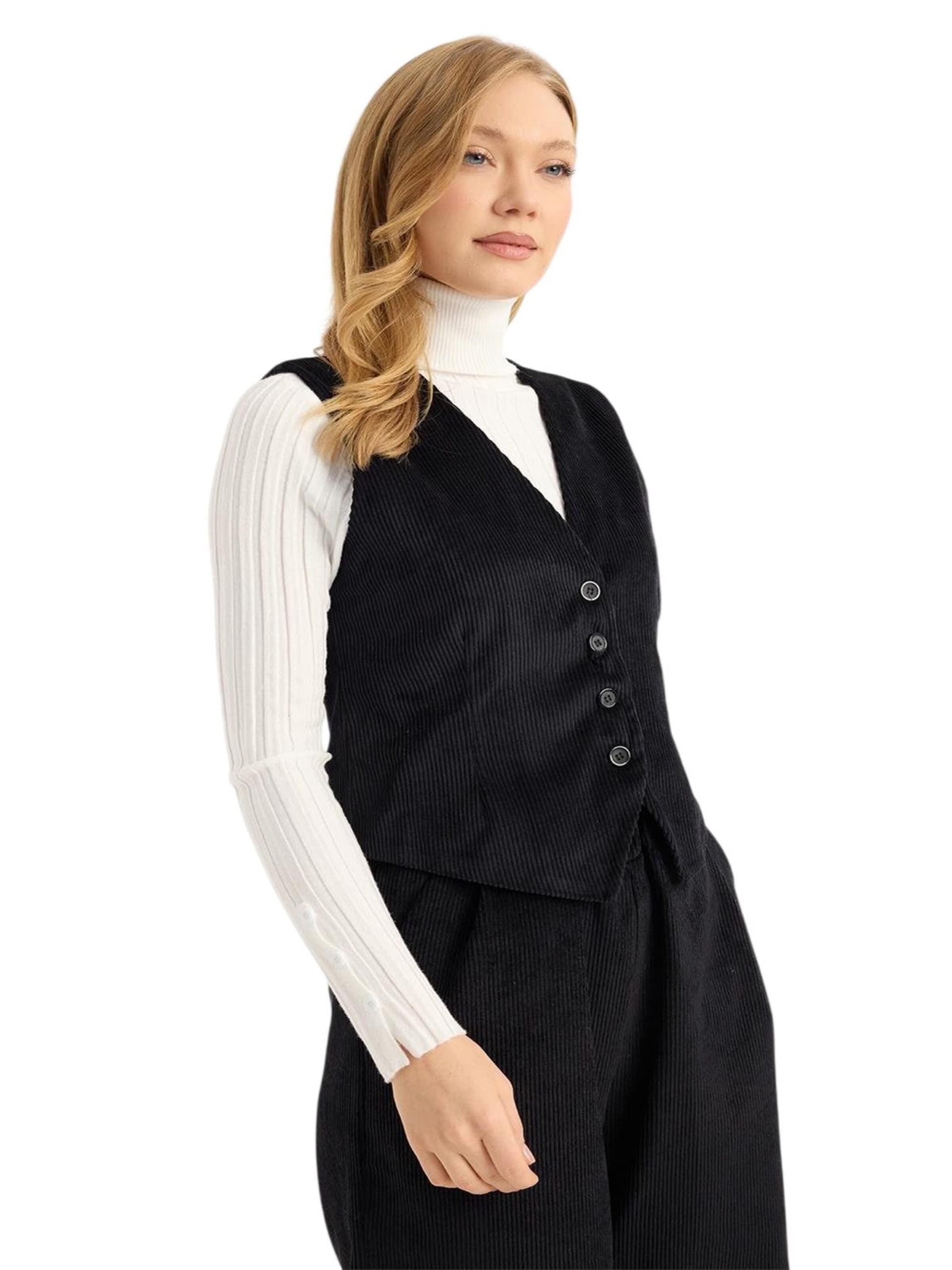 HOME STORE Suit vest in Black