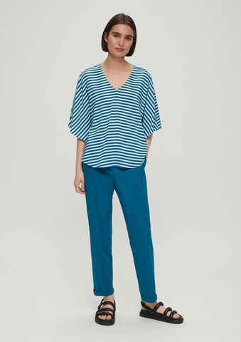 s.Oliver BLACK LABEL Blouse in Blue