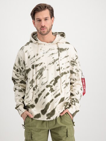 ALPHA INDUSTRIES Sweatshirt i grön: framsida