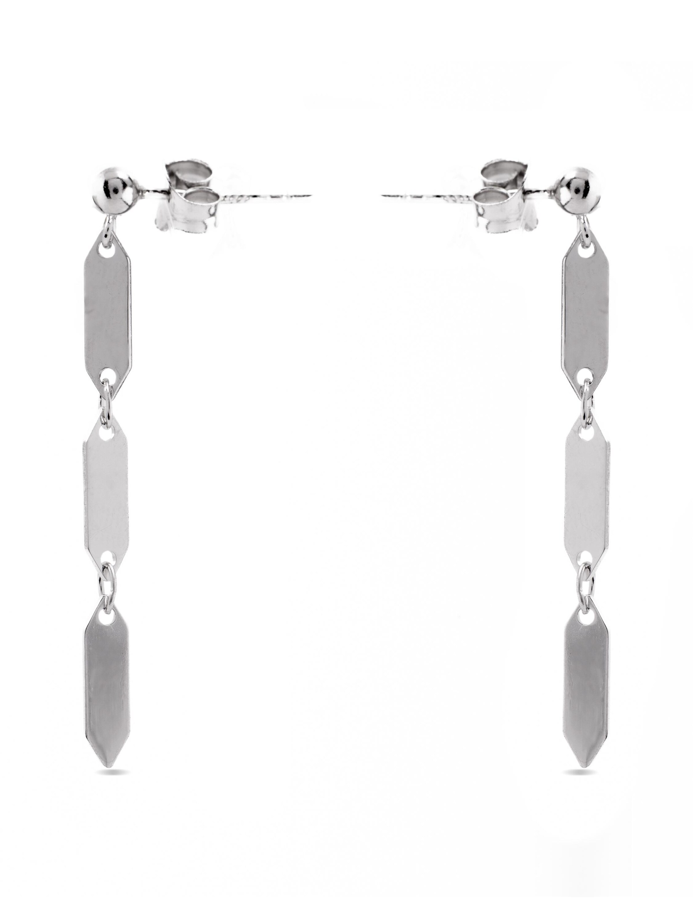 Luxenter Boucles d'oreilles 'Lirrat' en argent, Vue avec produit
