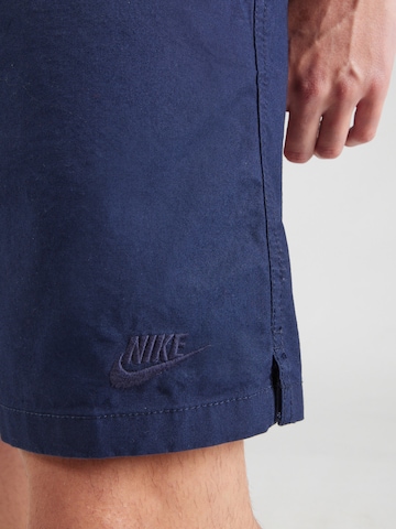 Nike Sportswear Обычный Штаны 'Club' в Синий